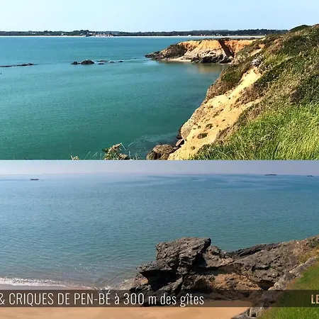 別荘 Les Gites De Pen-be, Longere En Pierre A 20 M De La Assérac